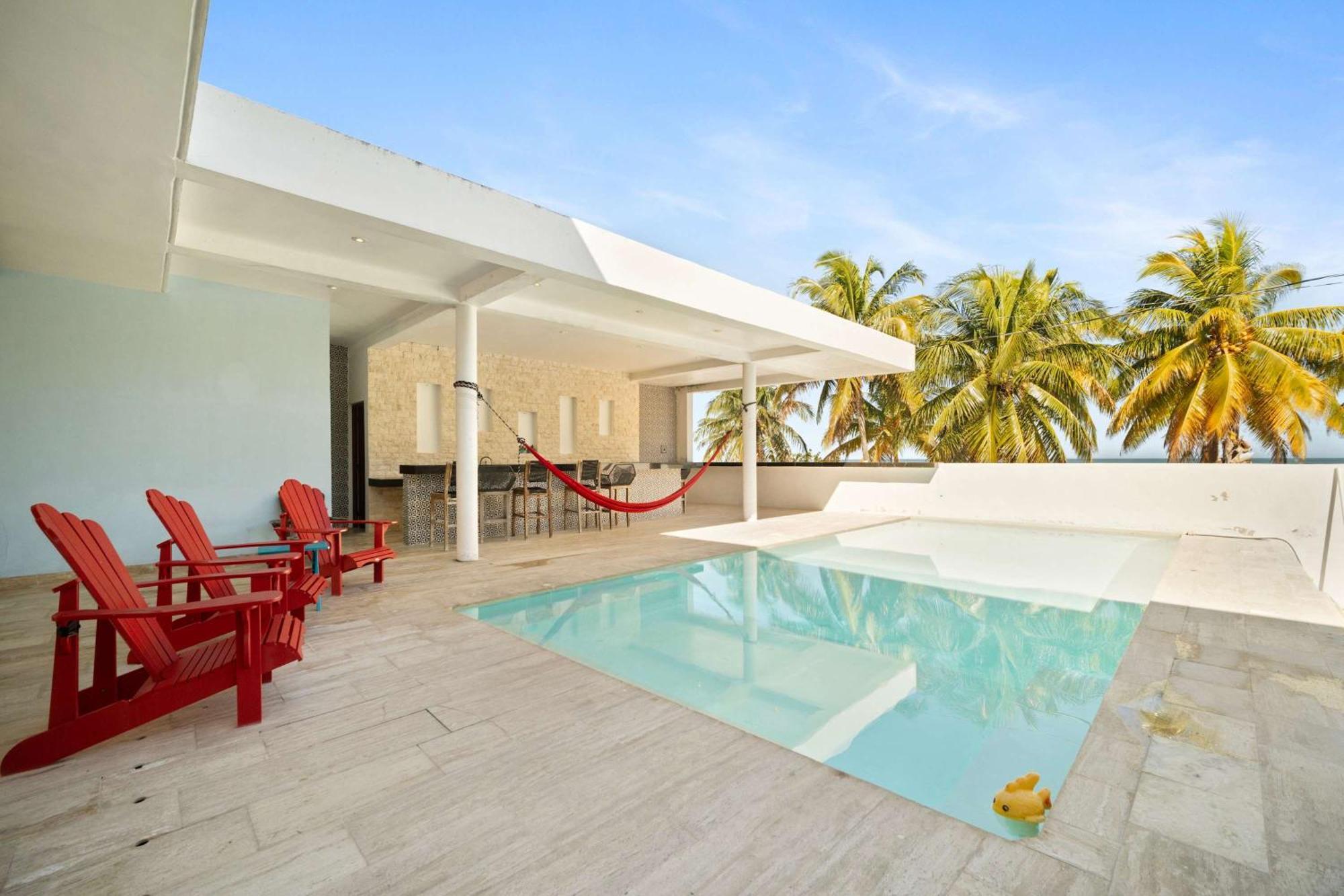 Beachfront Coco Modern Designer House By Peninsula Stays San Crisanto Eksteriør bilde