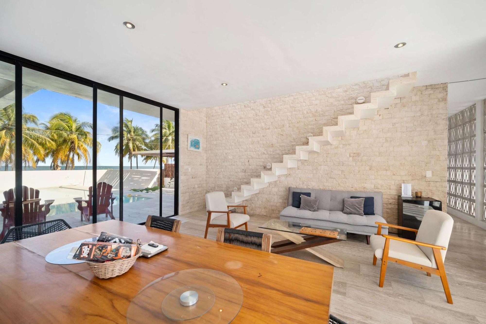 Beachfront Coco Modern Designer House By Peninsula Stays San Crisanto Eksteriør bilde