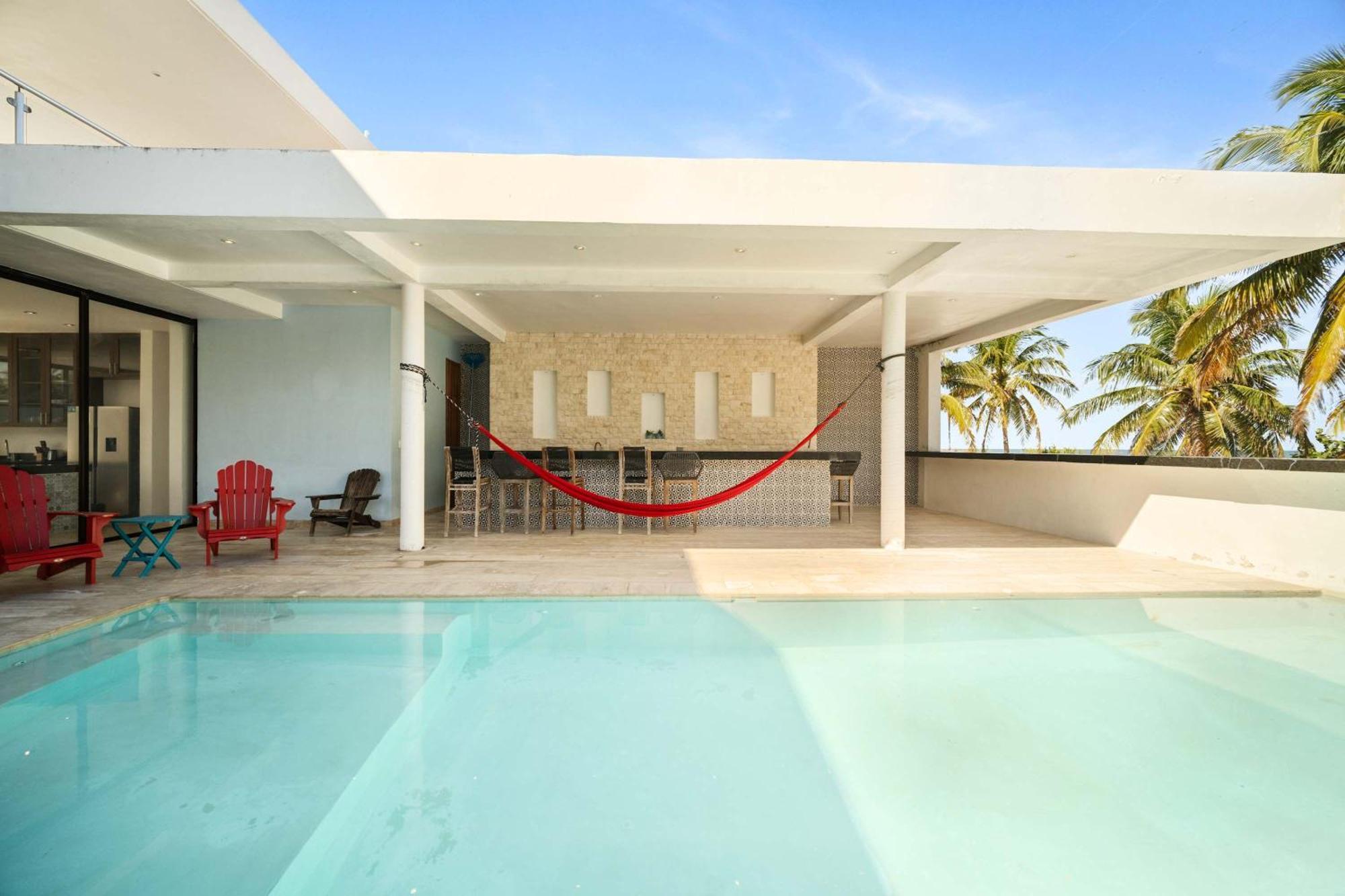 Beachfront Coco Modern Designer House By Peninsula Stays San Crisanto Eksteriør bilde
