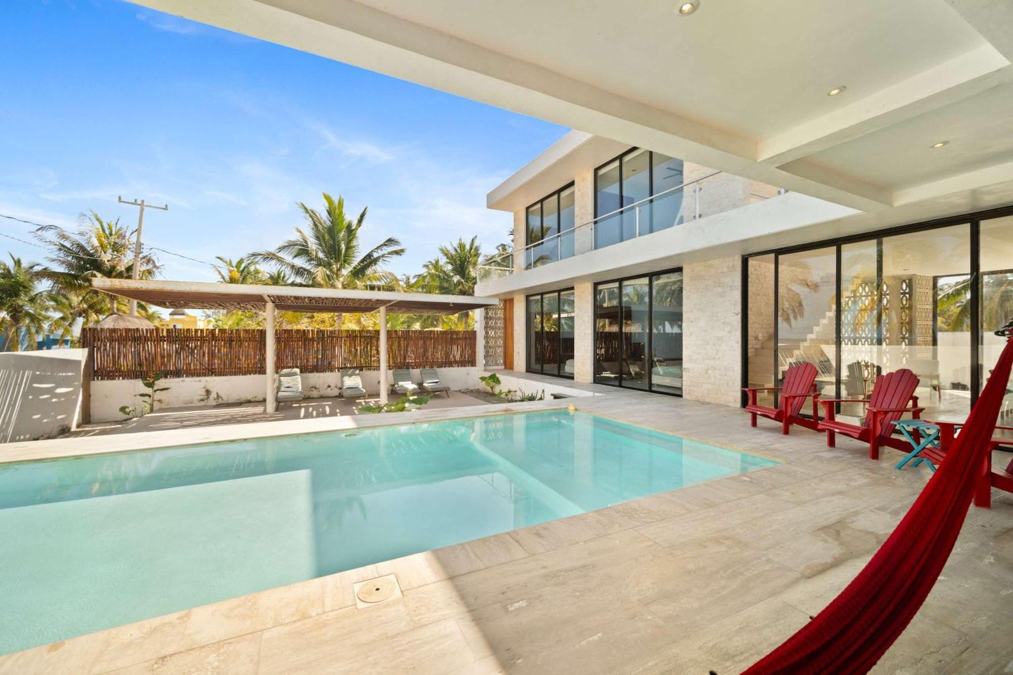 Beachfront Coco Modern Designer House By Peninsula Stays San Crisanto Eksteriør bilde