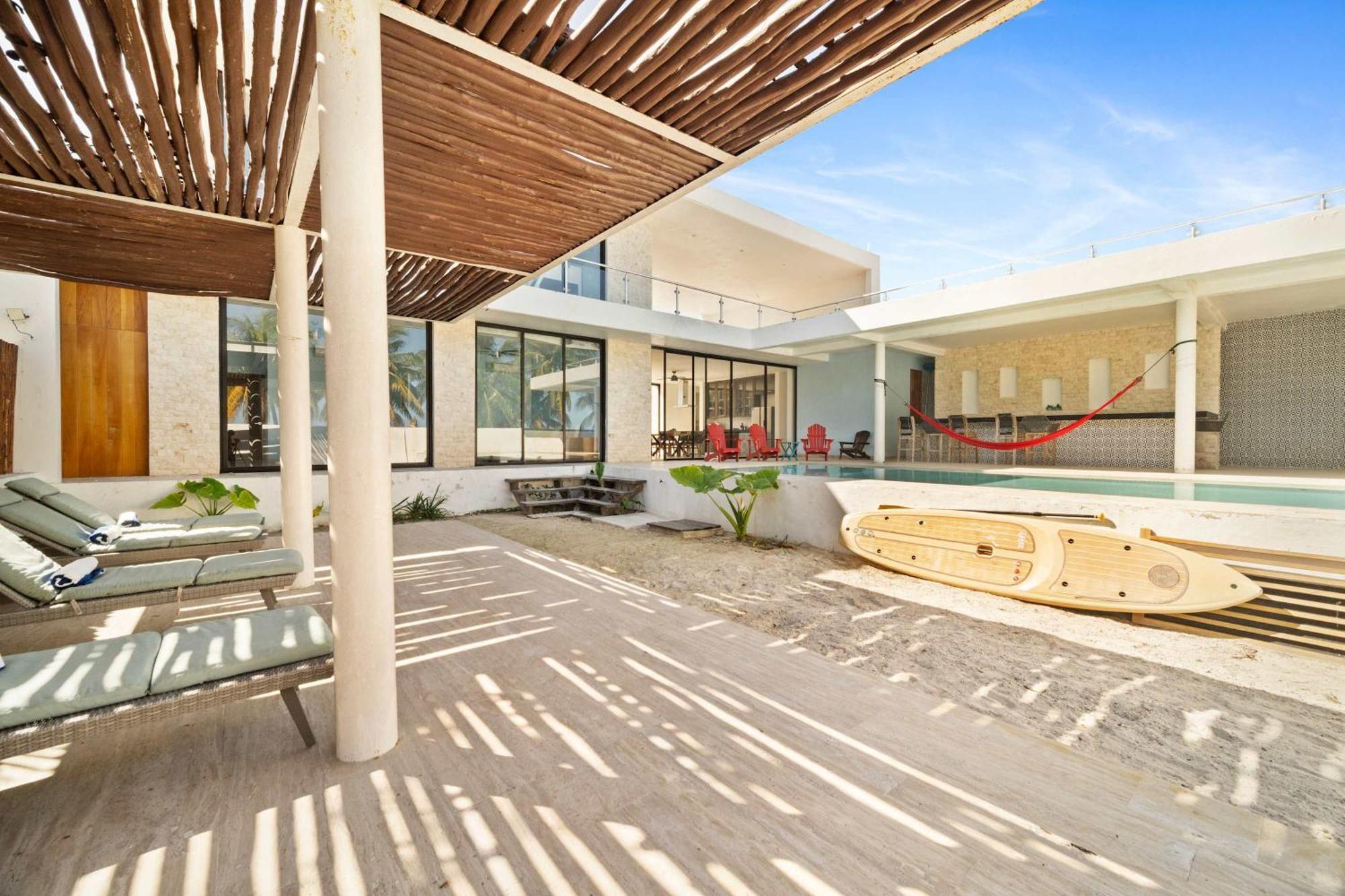 Beachfront Coco Modern Designer House By Peninsula Stays San Crisanto Eksteriør bilde